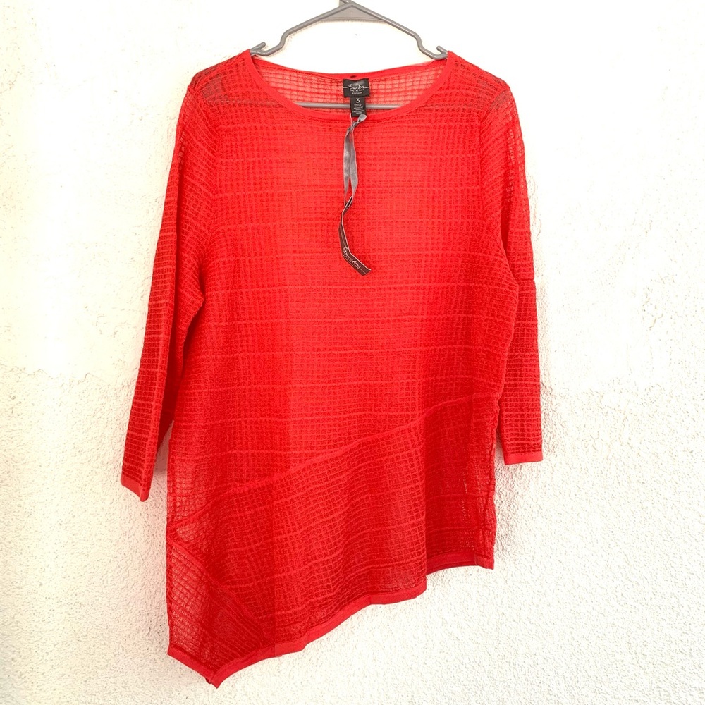 NWT Travelers by chicos asymmetrical sheer cover SIZE 3 (16)
